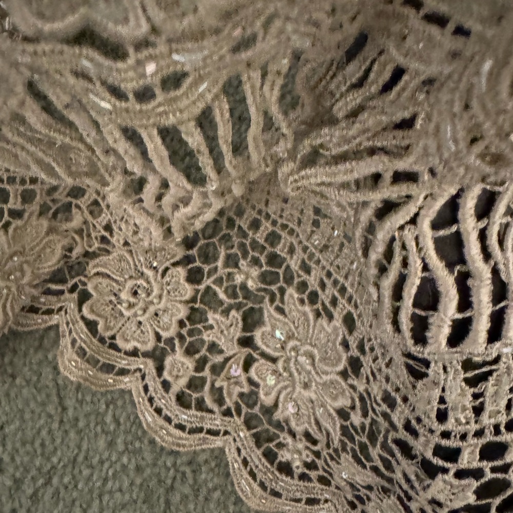 Montage by Mon Cheri Lace Maxi Dress in Cream - Picture 5 of 5